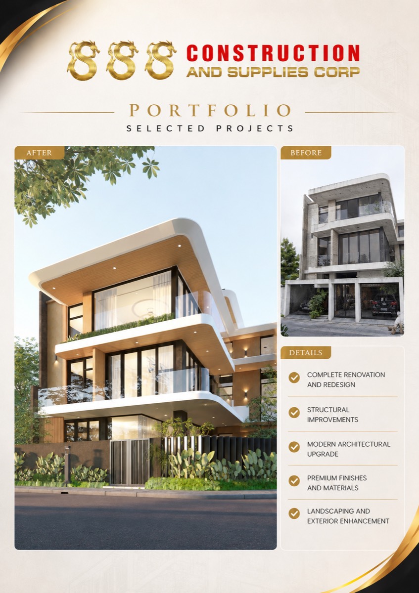 888 Construction Design Sample